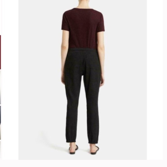 Theory Northsound Linen Pants Size 8 black grey - Picture 2 of 8